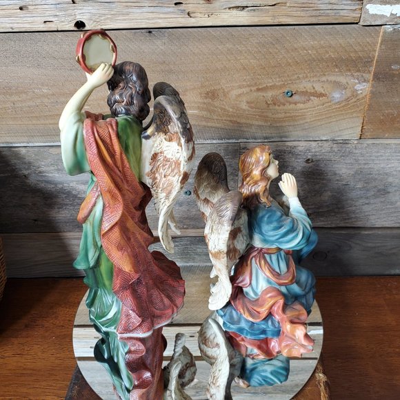 Grandeur Noel Collectible Porcelain Angel Set - Picture 8 of 12